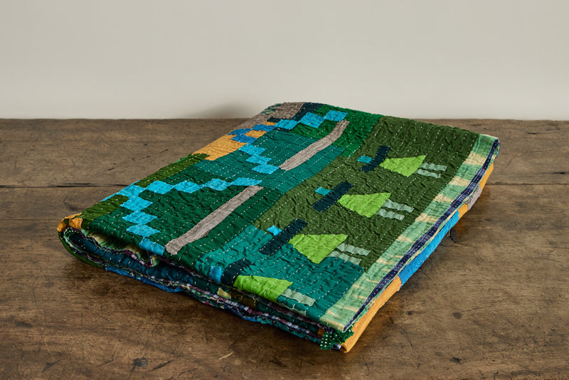 Patchwork Siddhi Quilt, No.7