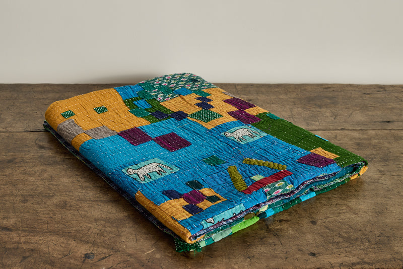 Patchwork Siddhi Quilt, No.7