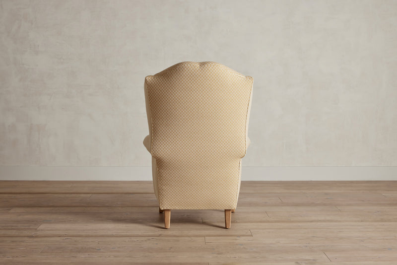Nickey Kehoe Italian Wingback Chair - In Stock