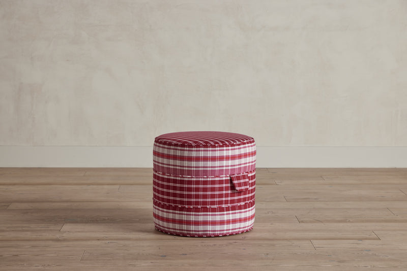 Nickey Kehoe 17" Round Hassock - In Stock