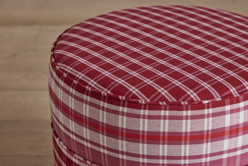 Nickey Kehoe 17" Round Hassock - In Stock