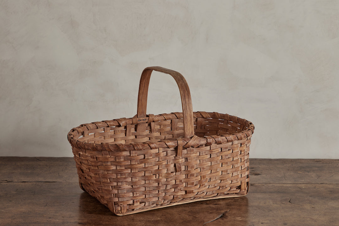 Splint Wood Basket