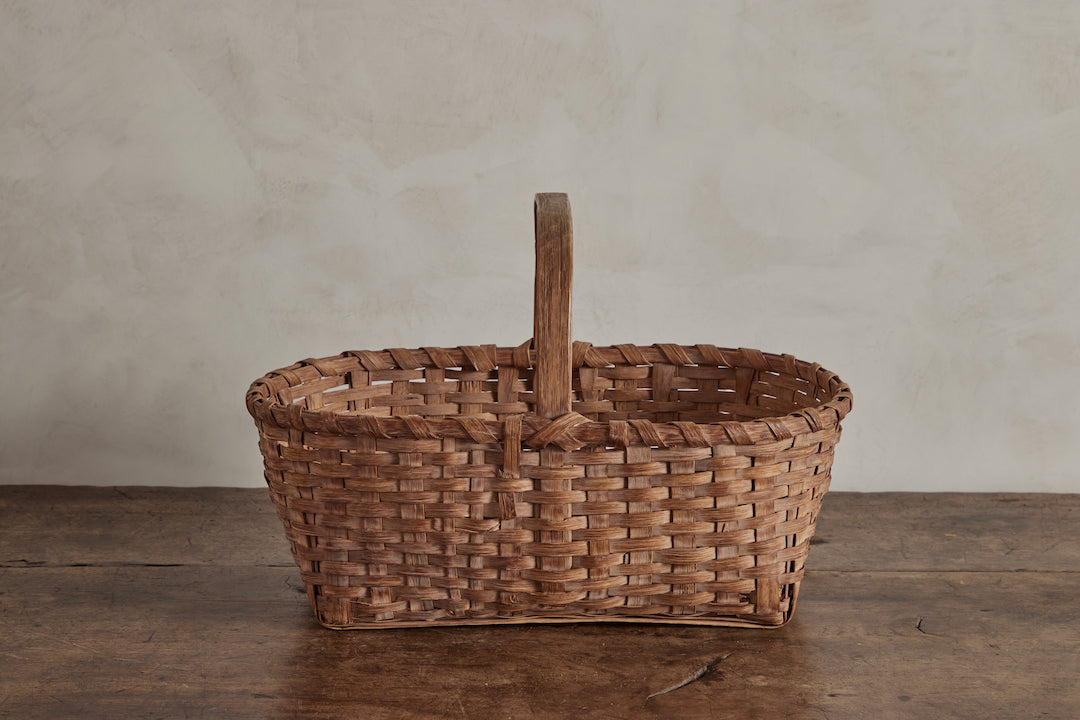 Splint Wood Basket