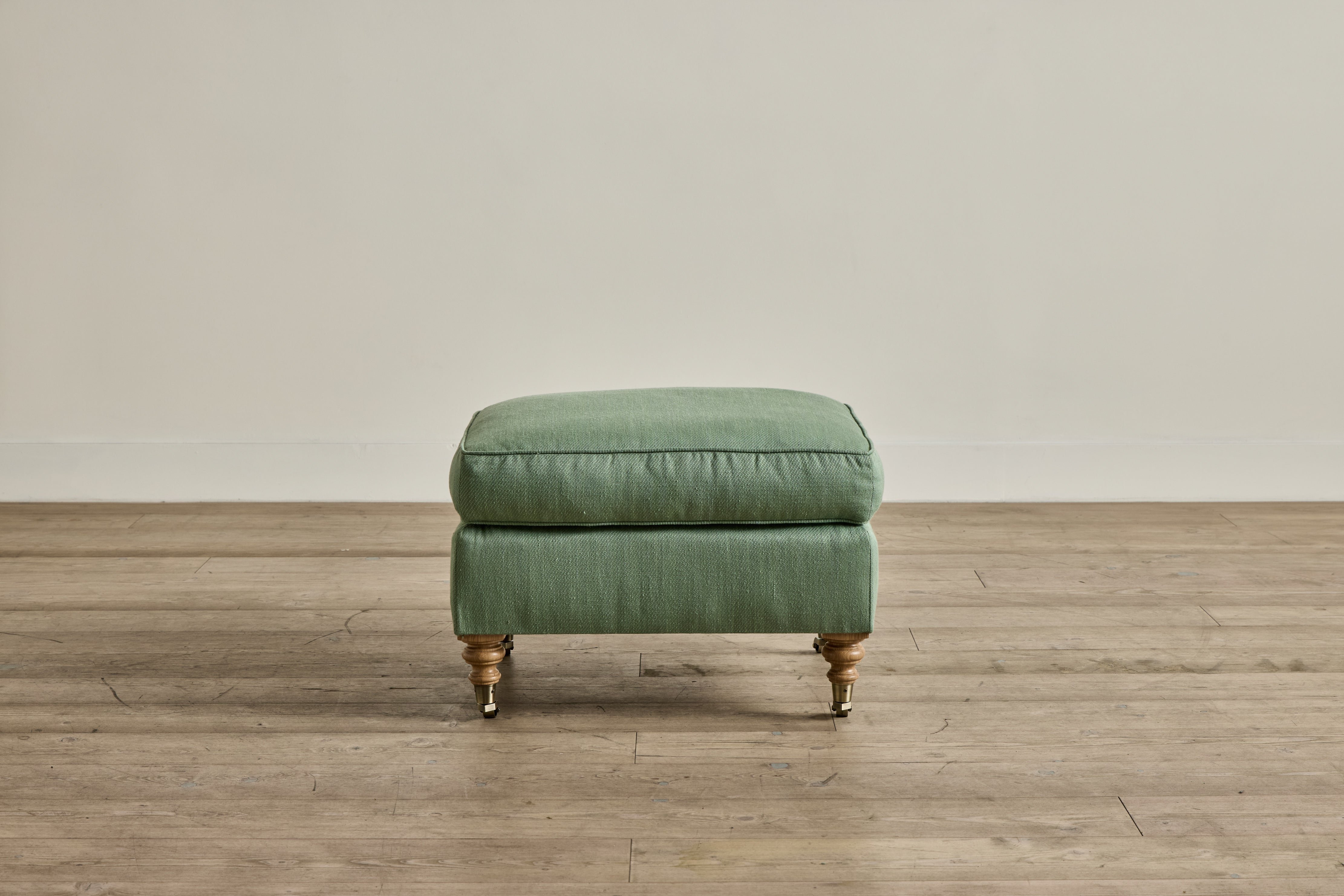 English Roll Arm Ottoman