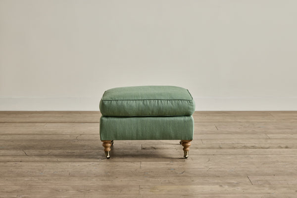 English Roll Arm Ottoman
