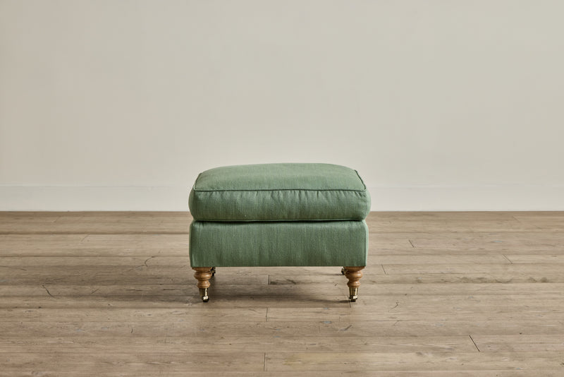 English Roll Arm Ottoman