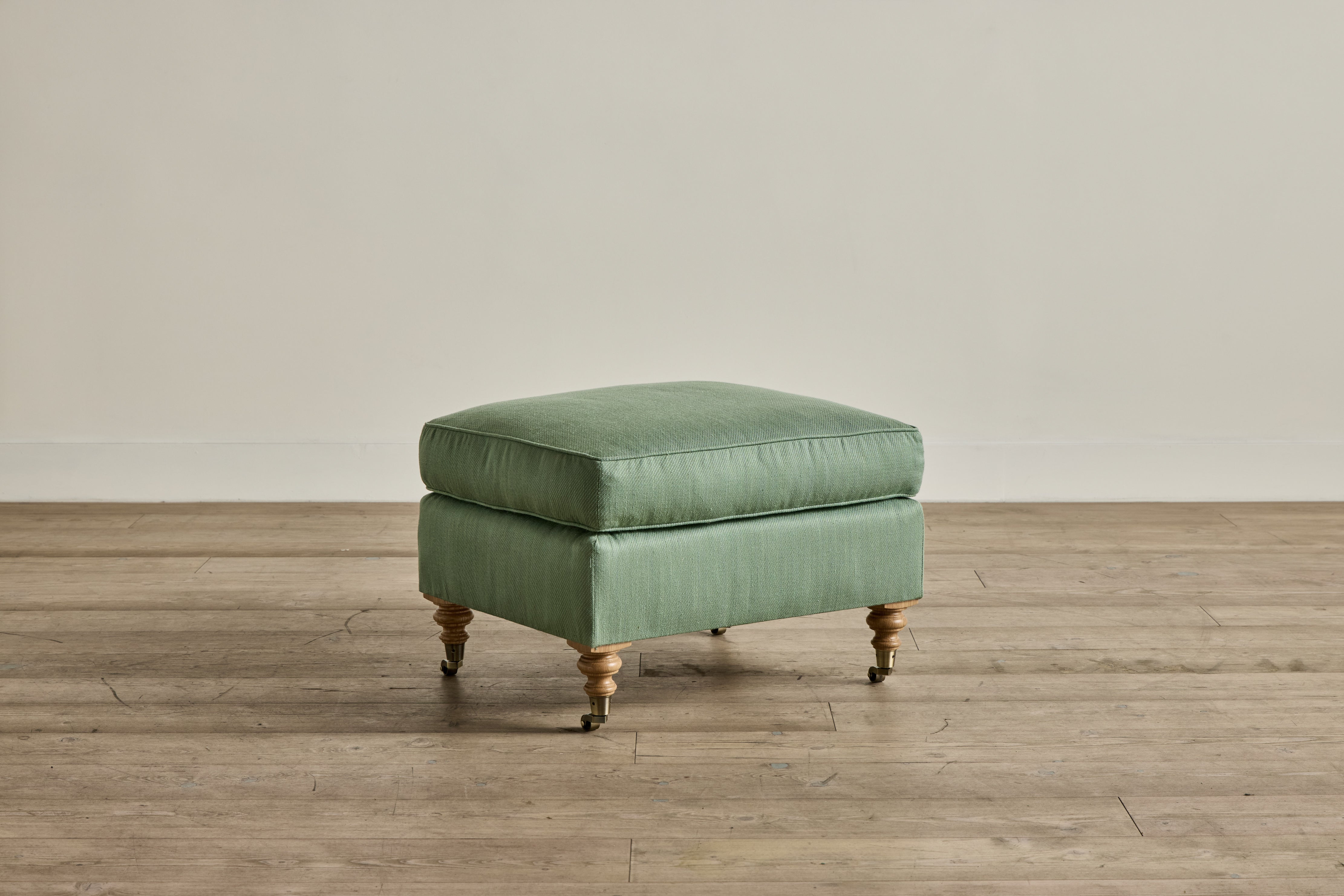English Roll Arm Ottoman