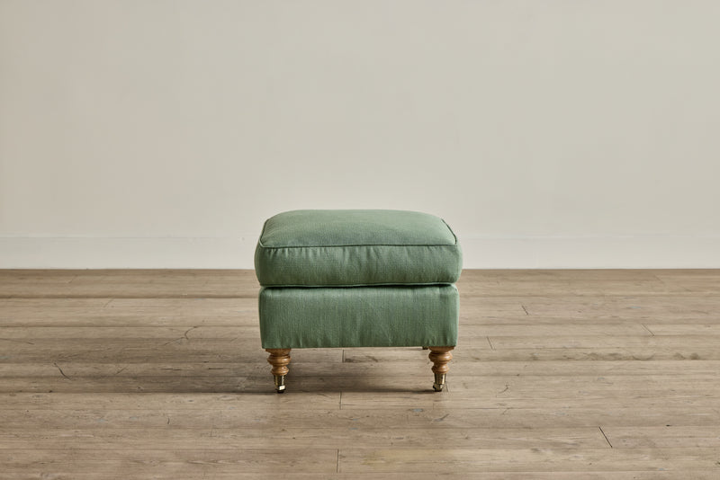 English Roll Arm Ottoman