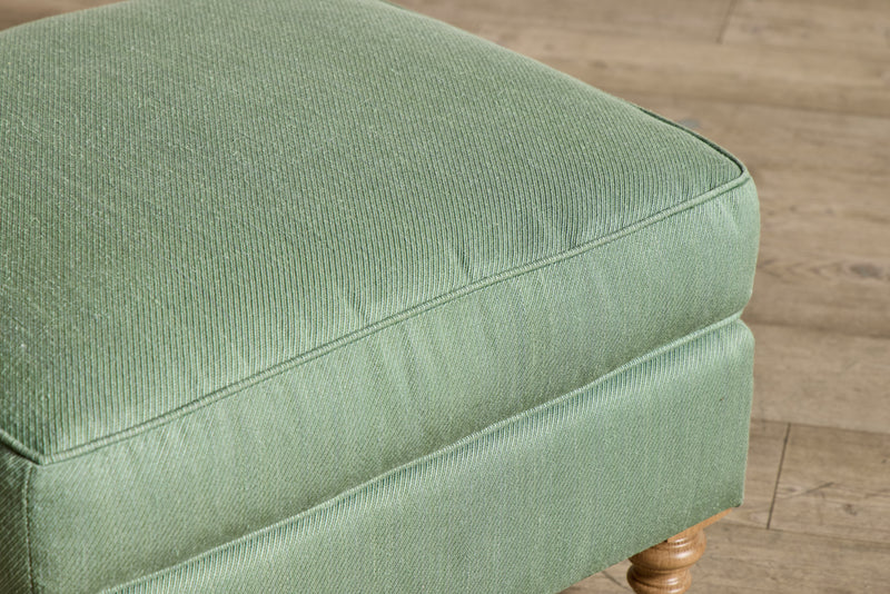 English Roll Arm Ottoman