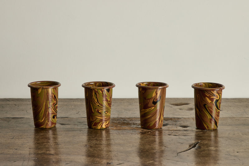 Marbled Enamelware Tumbler