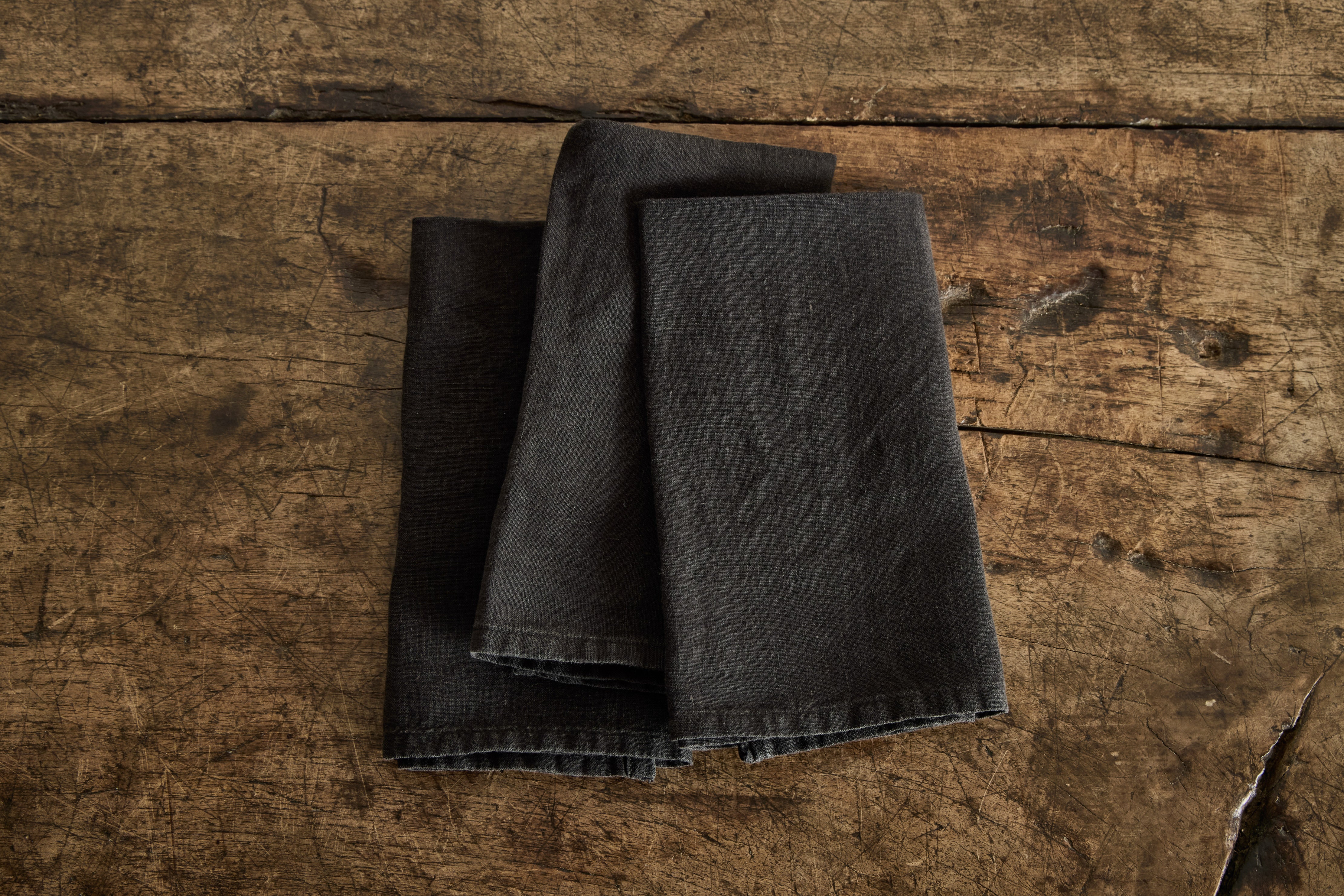 Linen Napkins in Slate