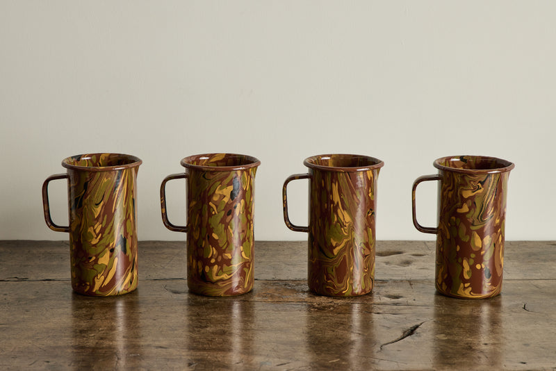 Marbled Enamelware Pitcher