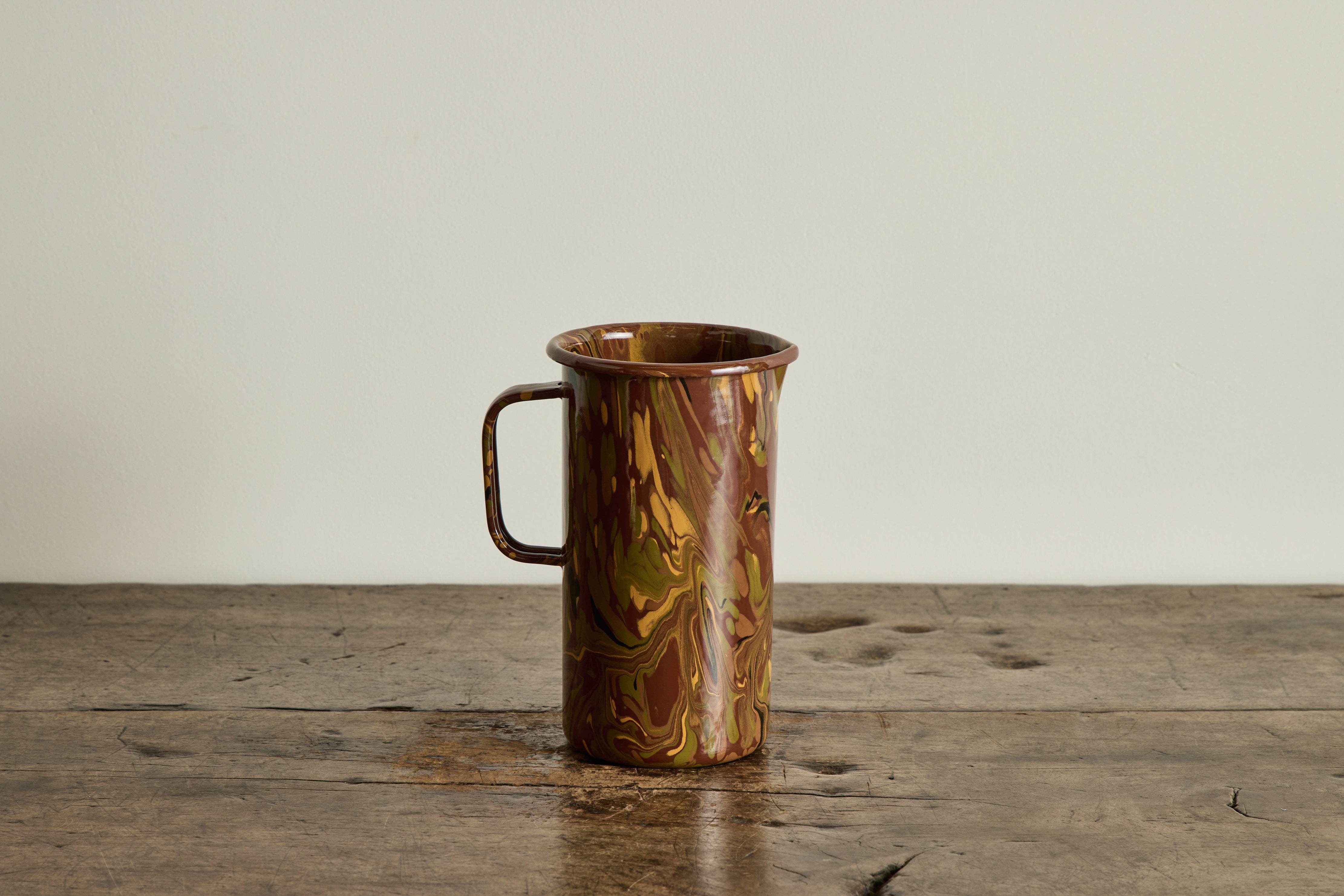 Marbled Enamelware Pitcher