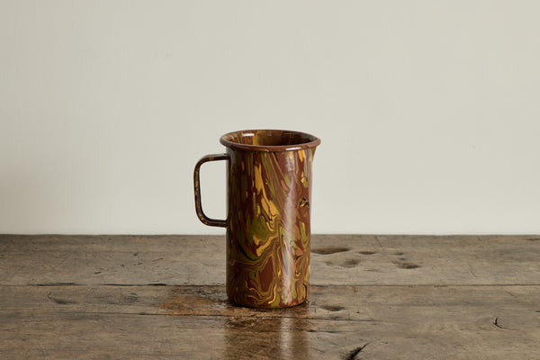 Marbled Enamelware Pitcher