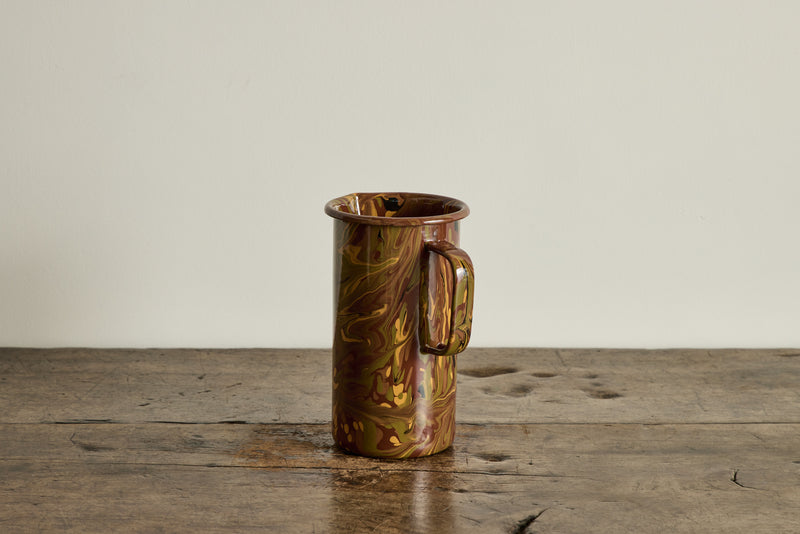 Marbled Enamelware Pitcher