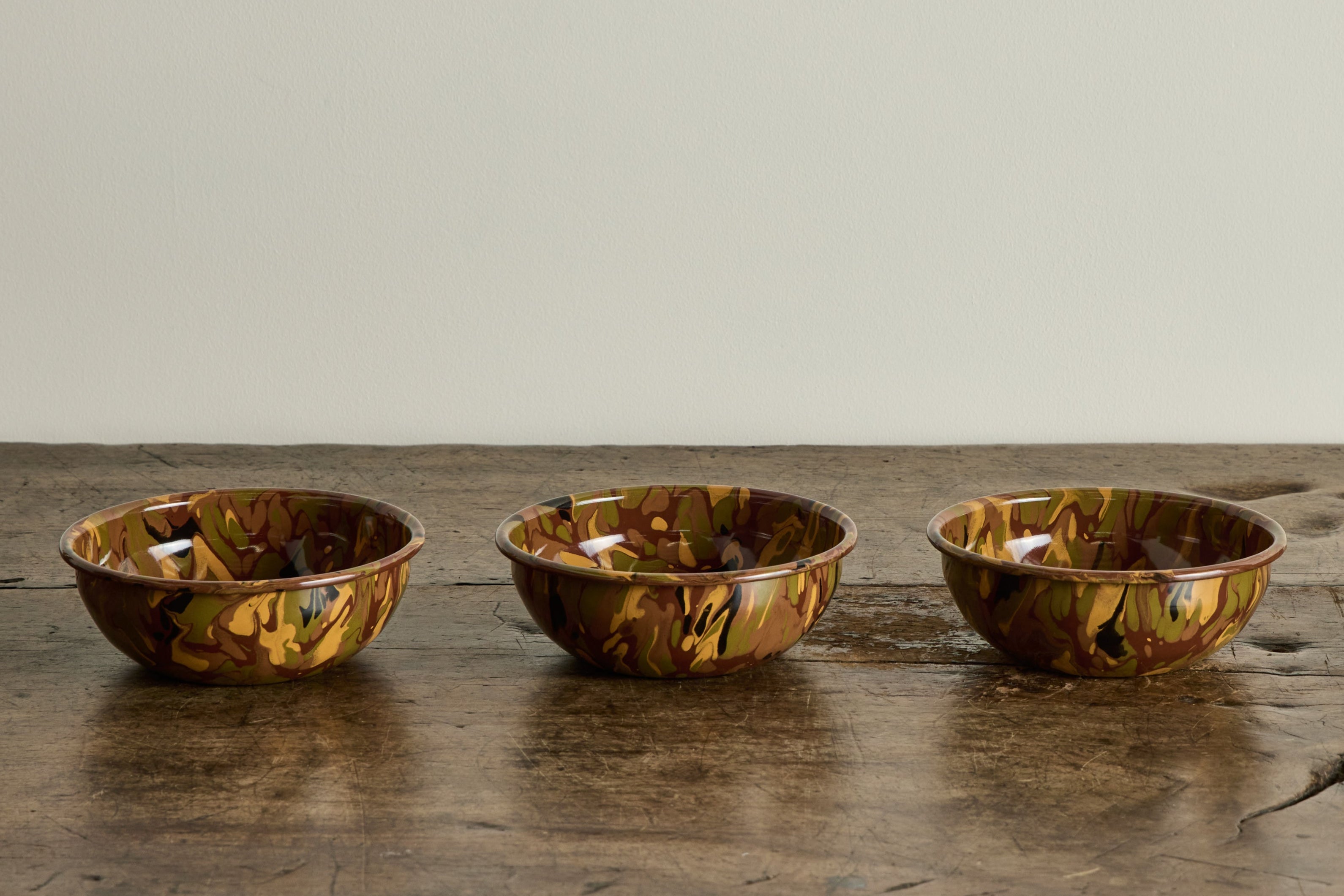 Marbled Enamelware Bowl