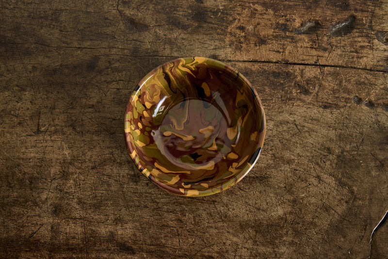 Marbled Enamelware Bowl
