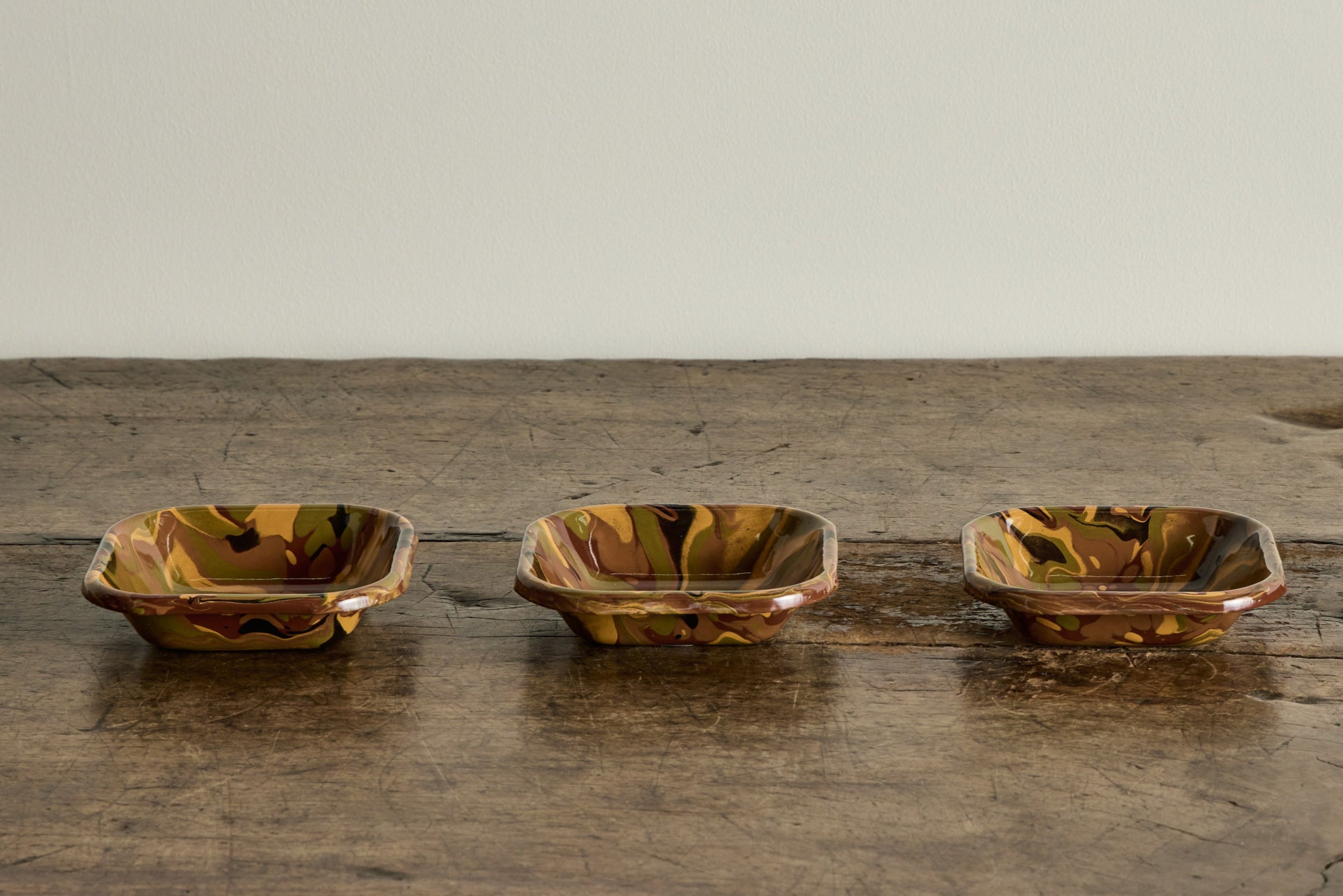 Marbled Enamelware Snack Bowl