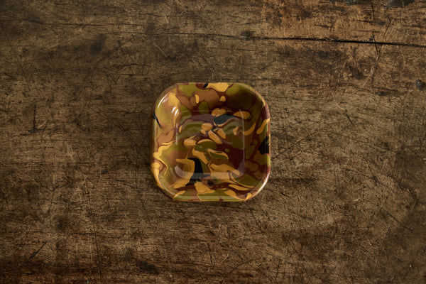 Marbled Enamelware Snack Bowl