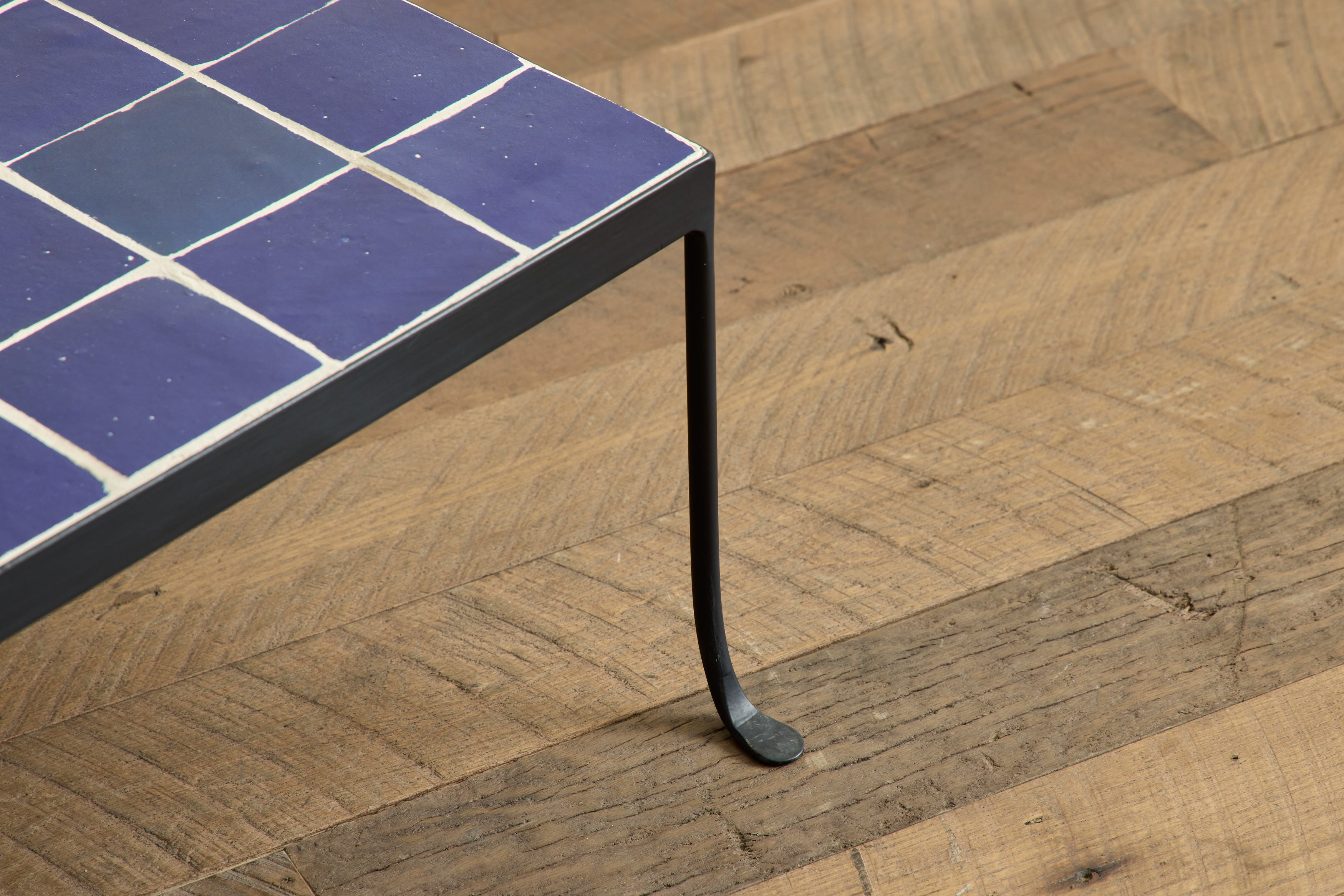 Sea Blue Tile Coffee Table