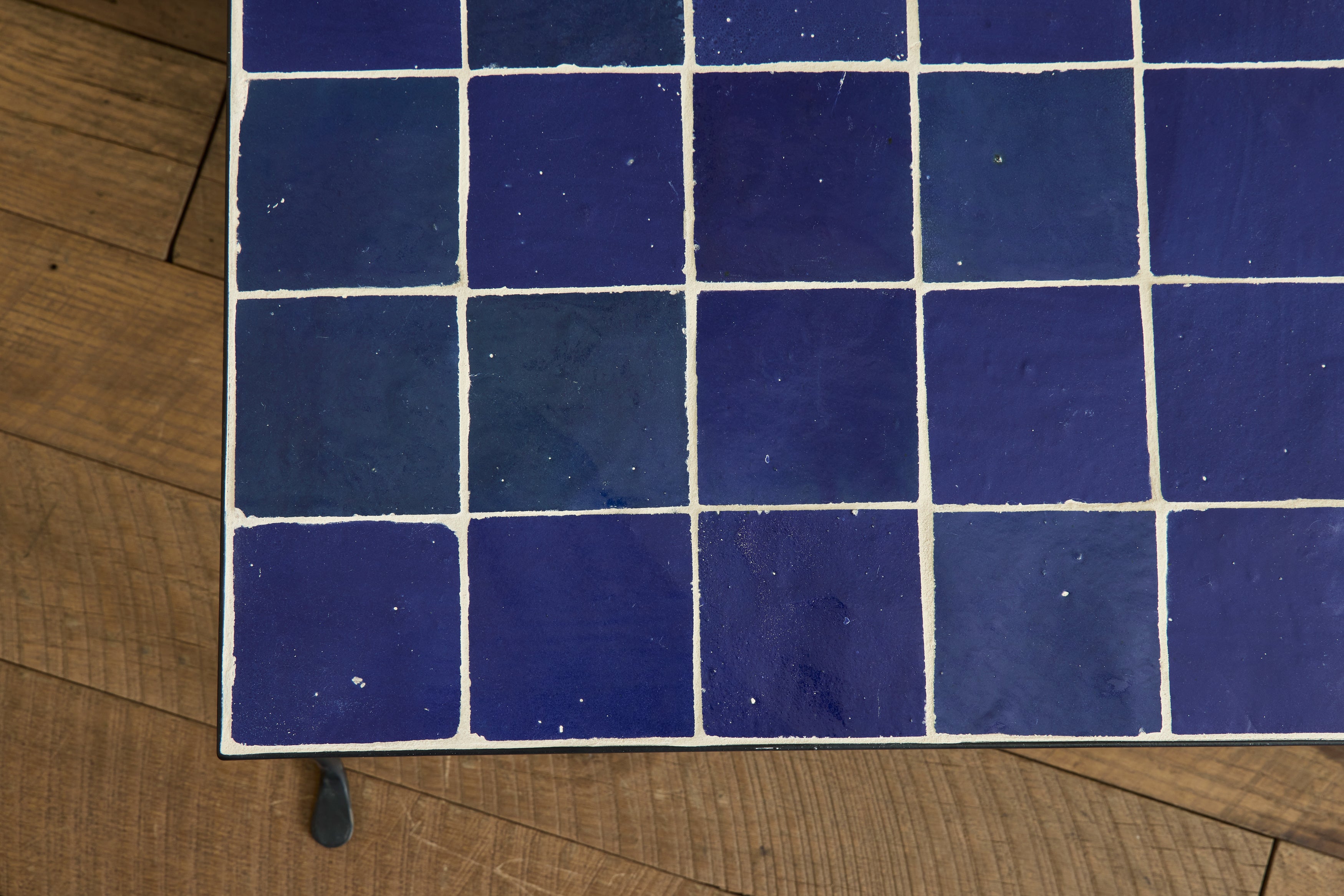 Sea Blue Tile Coffee Table