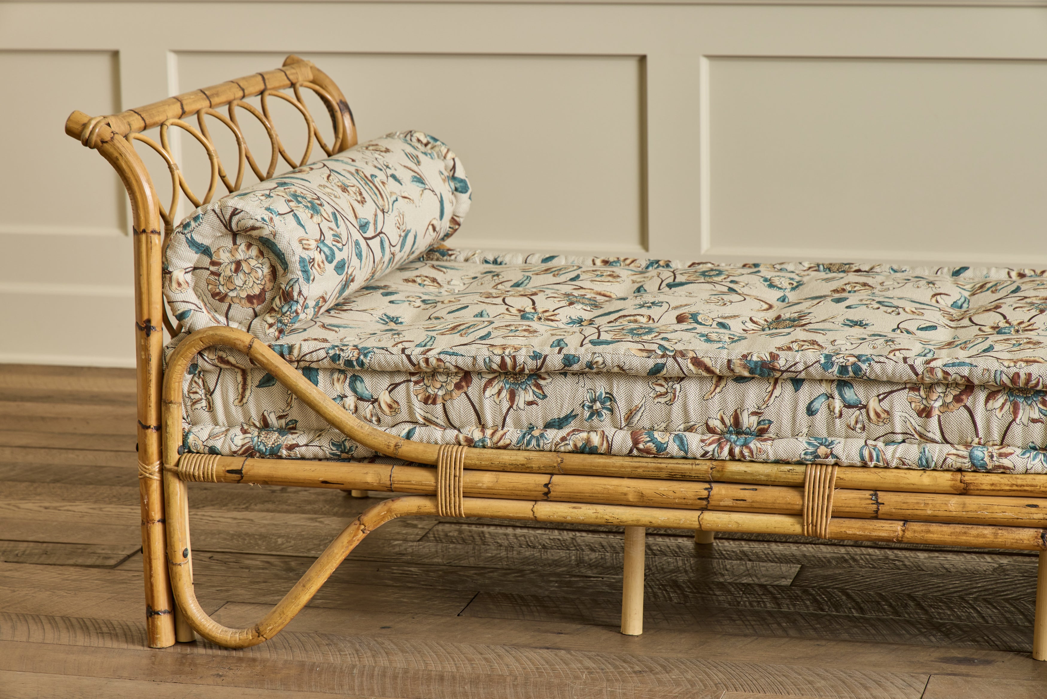 1960s Bamboo Daybed