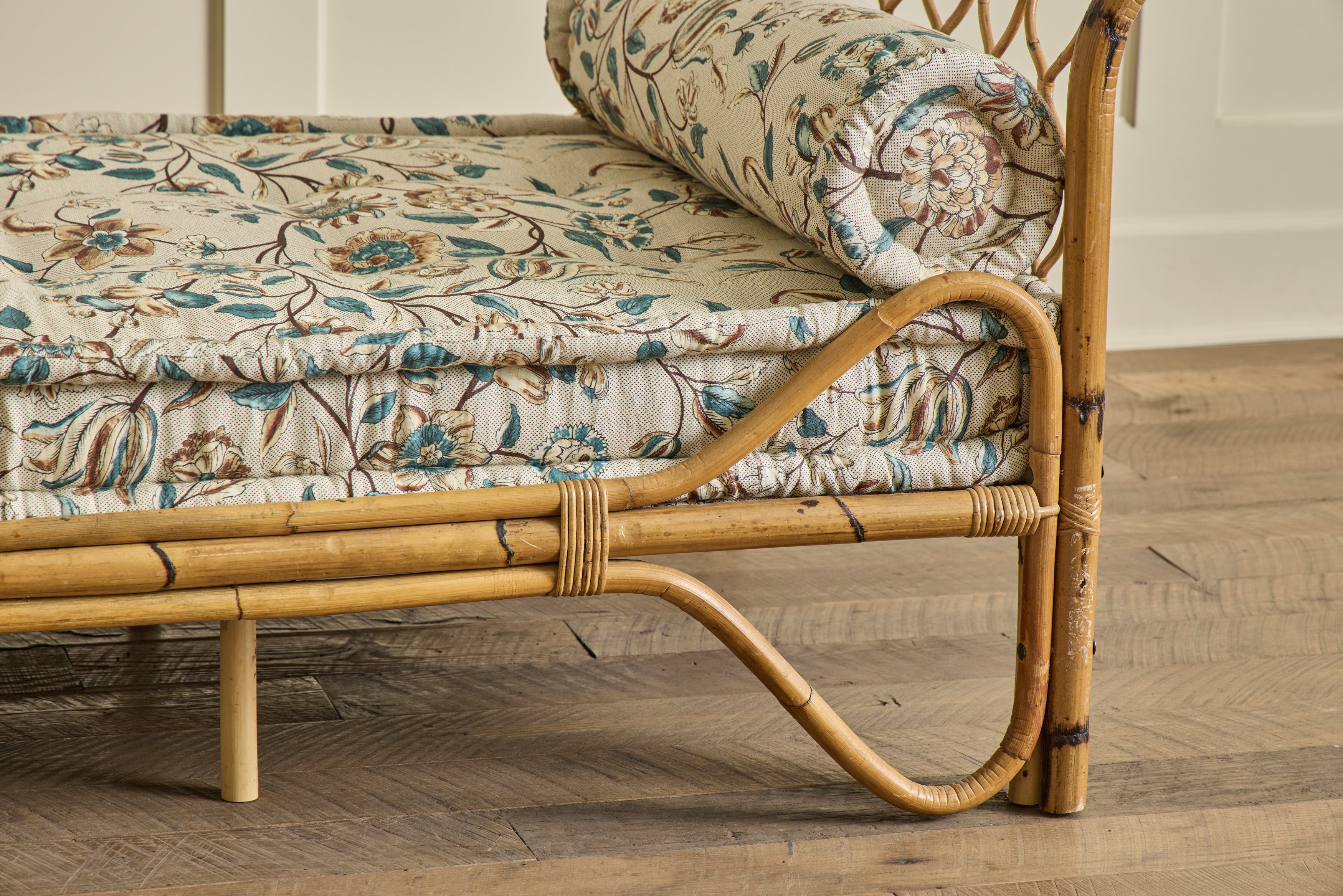 1960s Bamboo Daybed