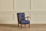 Danish Beech Wood Lounge Chair