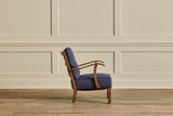 Danish Beech Wood Lounge Chair