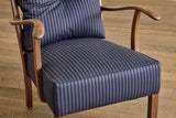 Danish Beech Wood Lounge Chair