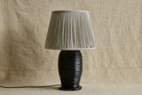 Humbug Brown & White Ticking Pleated Lampshade (Multiple Styles)