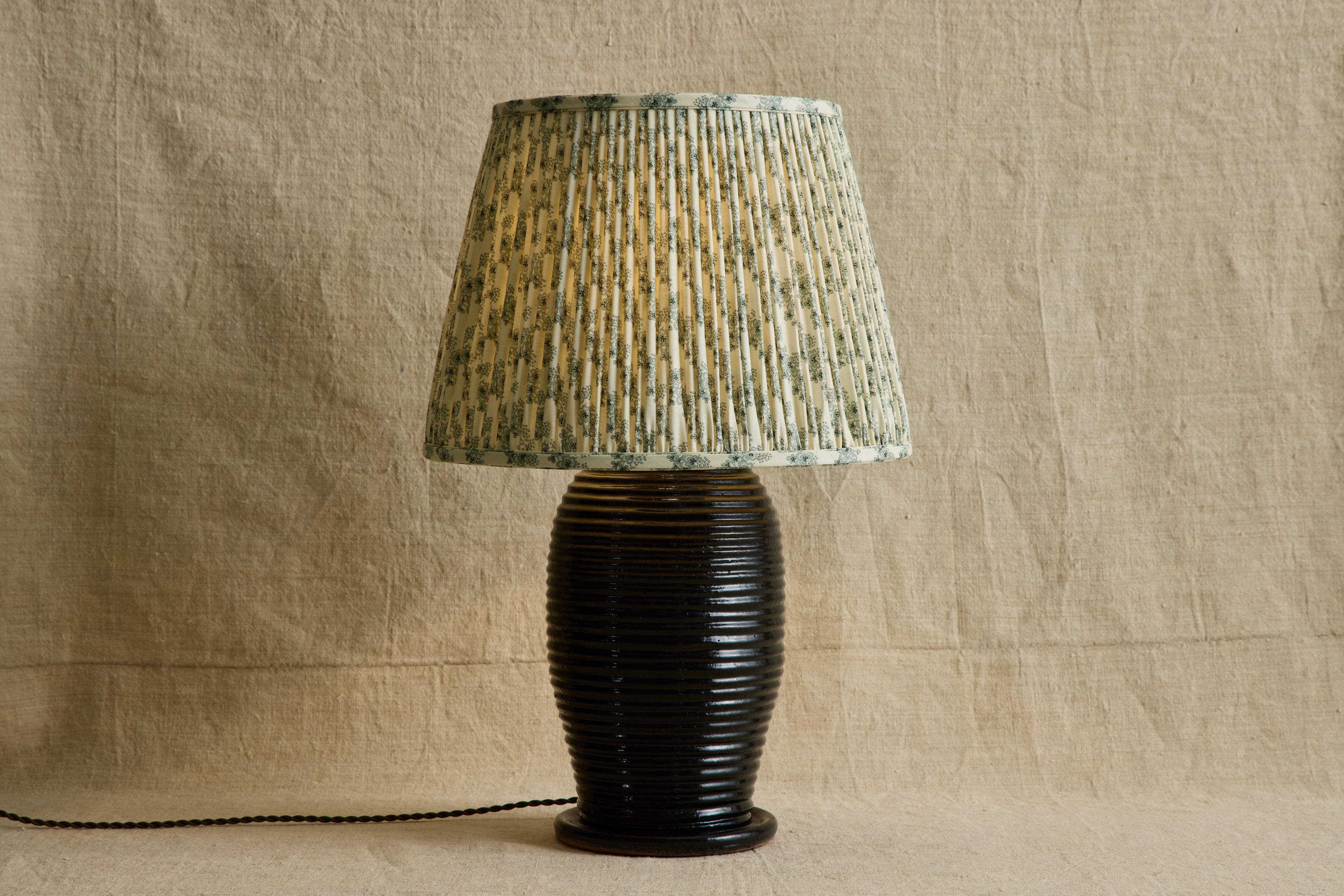 Folies Bergere Linen Pleated Lampshade (Multiple Styles)