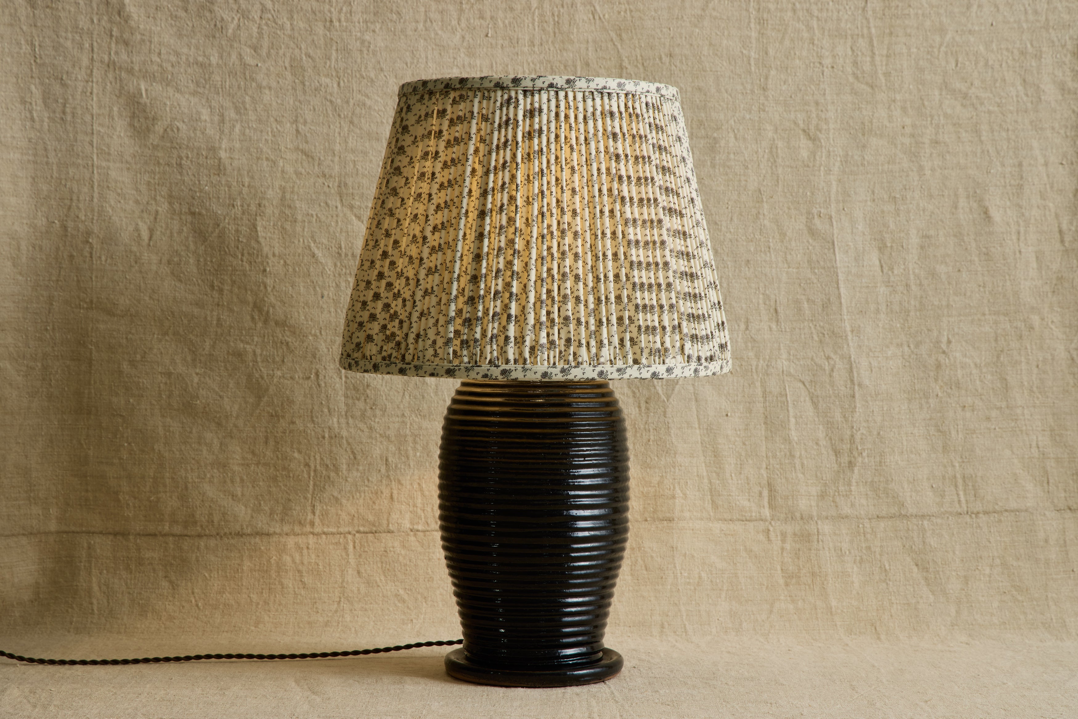 Little Weed Mauve Linen Pleated Lampshade (Multiple Styles)