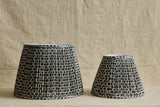 Knurl Woad Linen Pleated Lampshade (Multiple Styles)