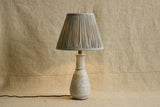Humbug Brown & White Ticking Pleated Lampshade (Multiple Styles)