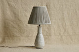 Humbug Brown & White Ticking Pleated Lampshade (Multiple Styles)
