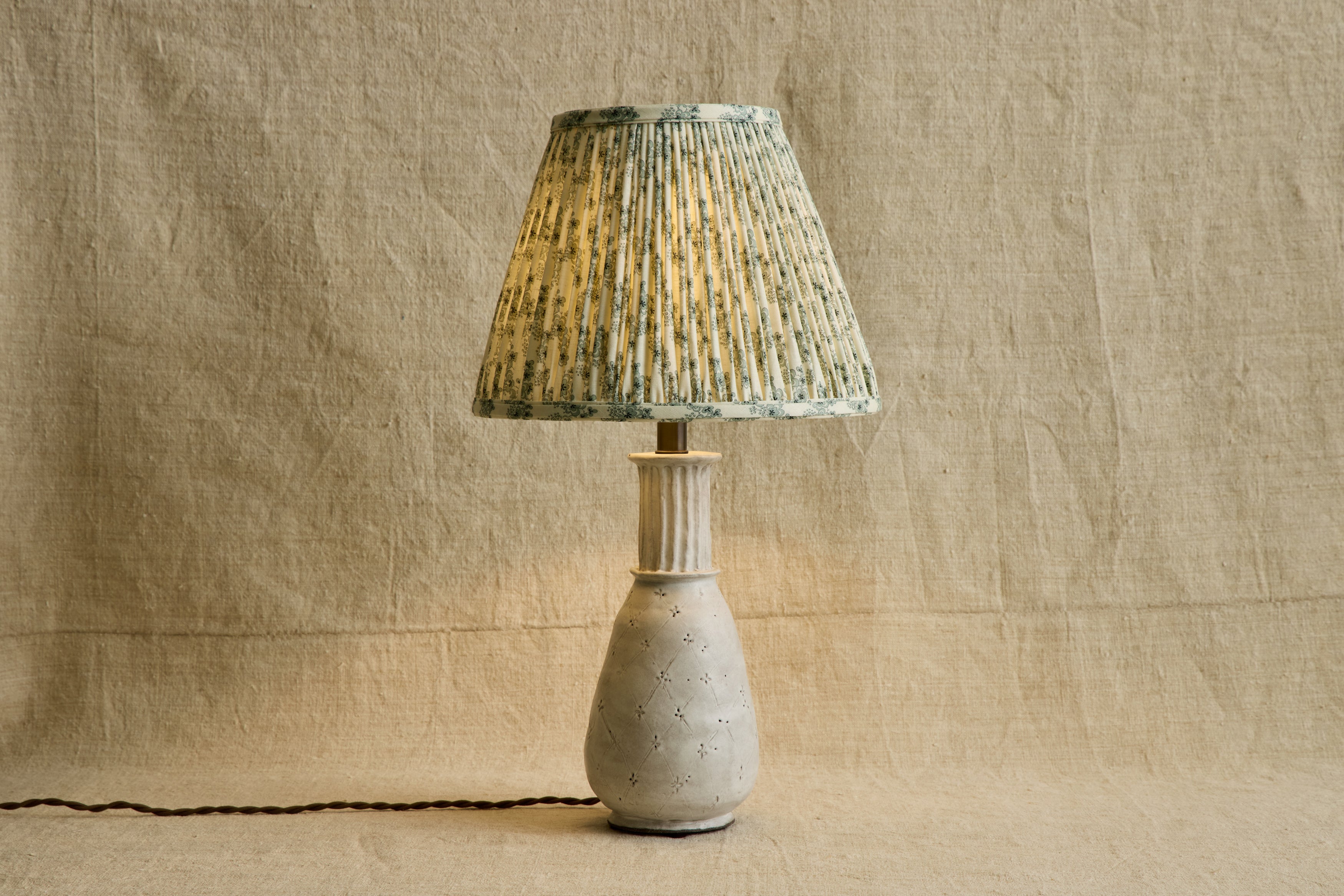 Folies Bergere Linen Pleated Lampshade (Multiple Styles)