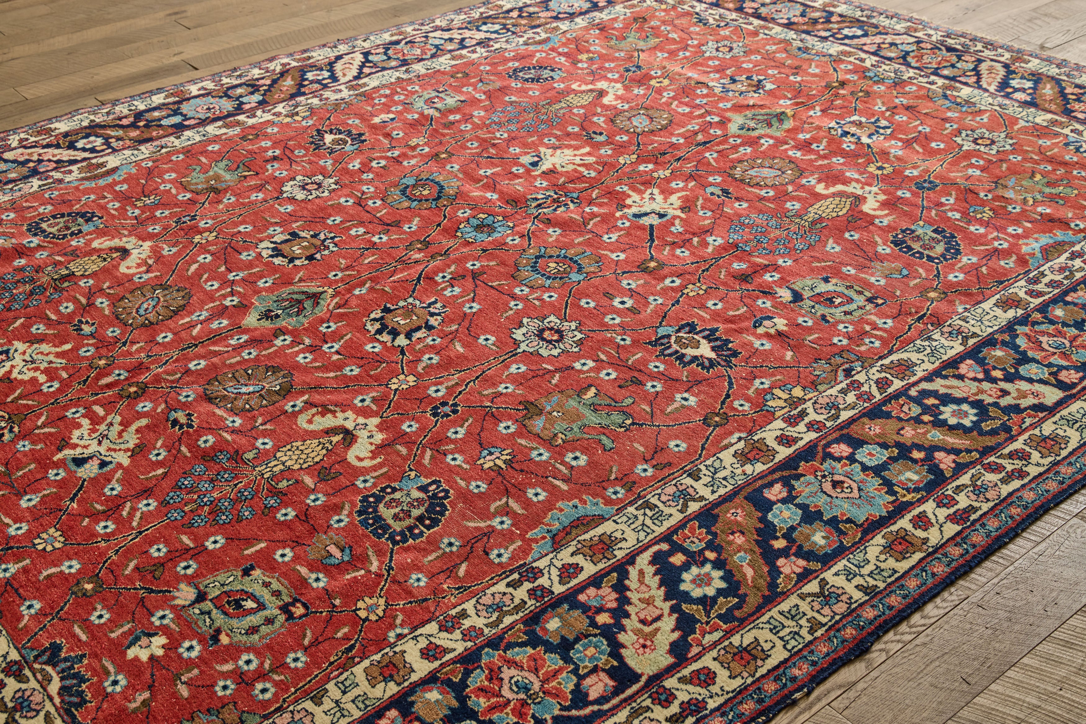 Persian Tabriz Rug 9'3 x 12'6