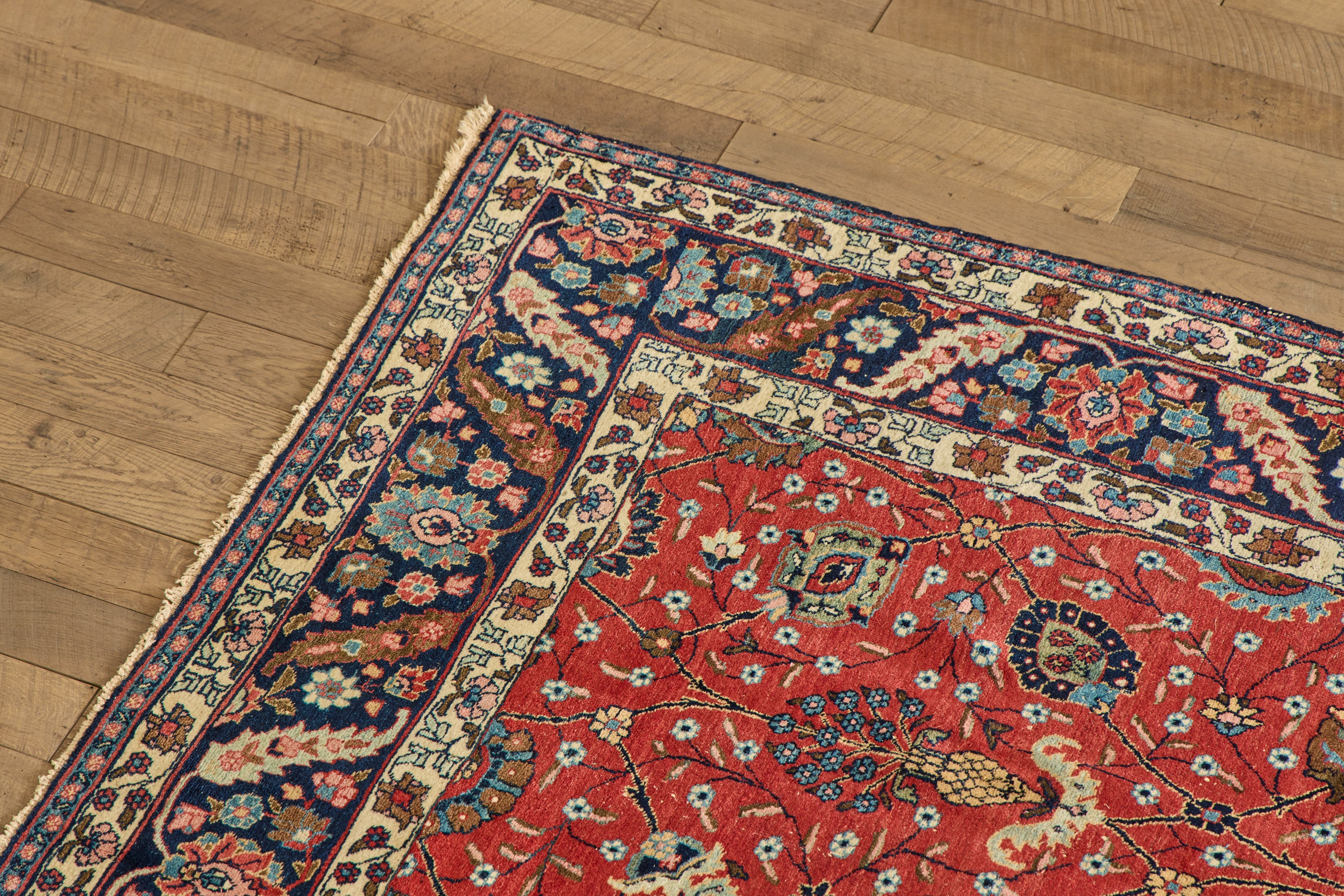 Persian Tabriz Rug 9'3 x 12'6