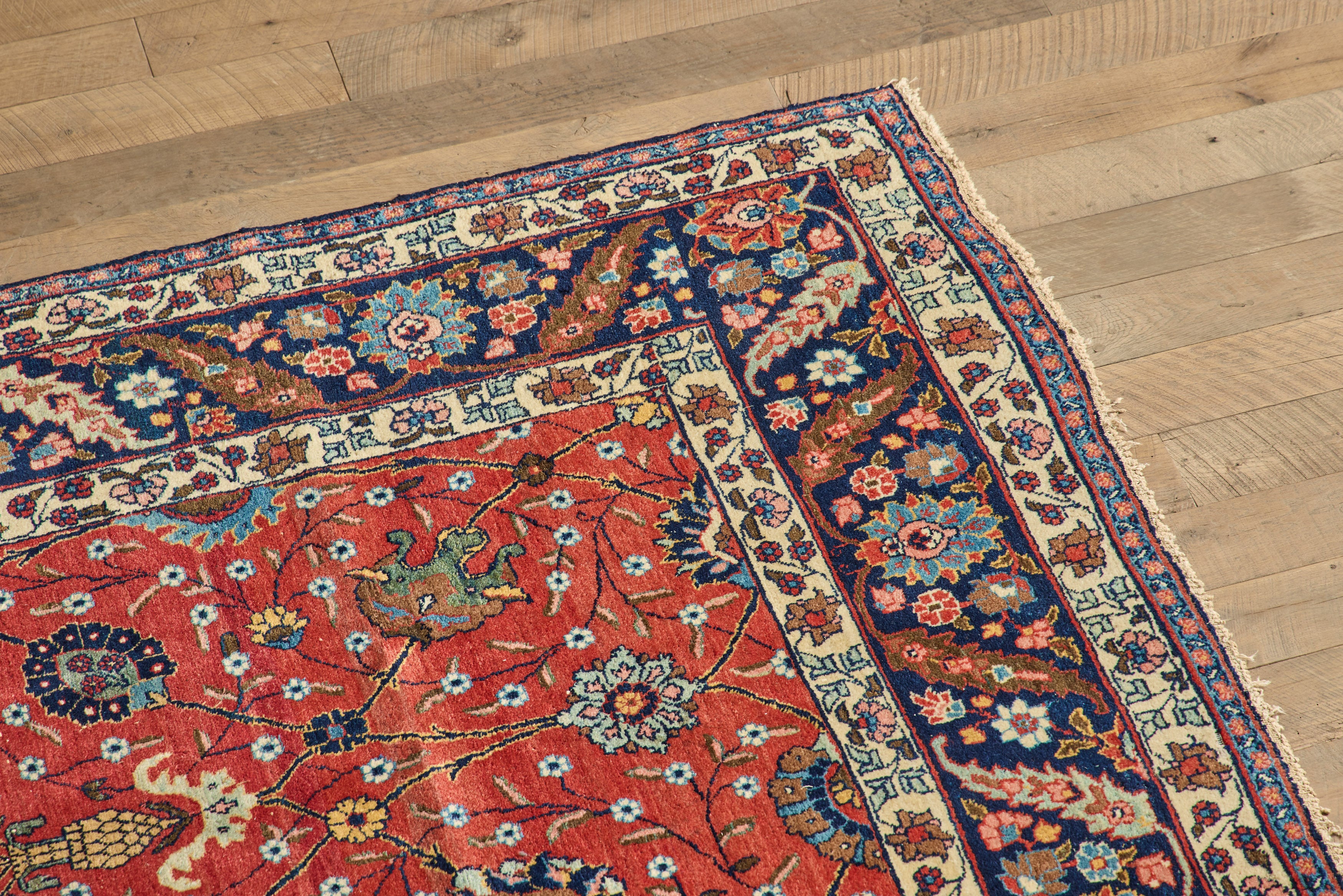 Persian Tabriz Rug 9'3 x 12'6
