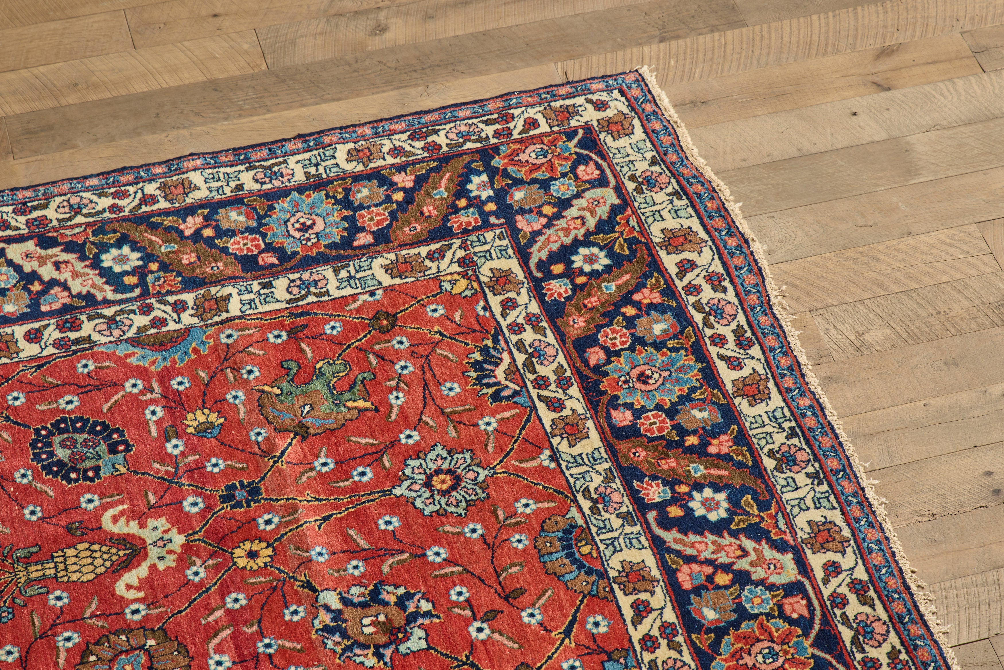 Persian Tabriz Rug 9'3 x 12'6