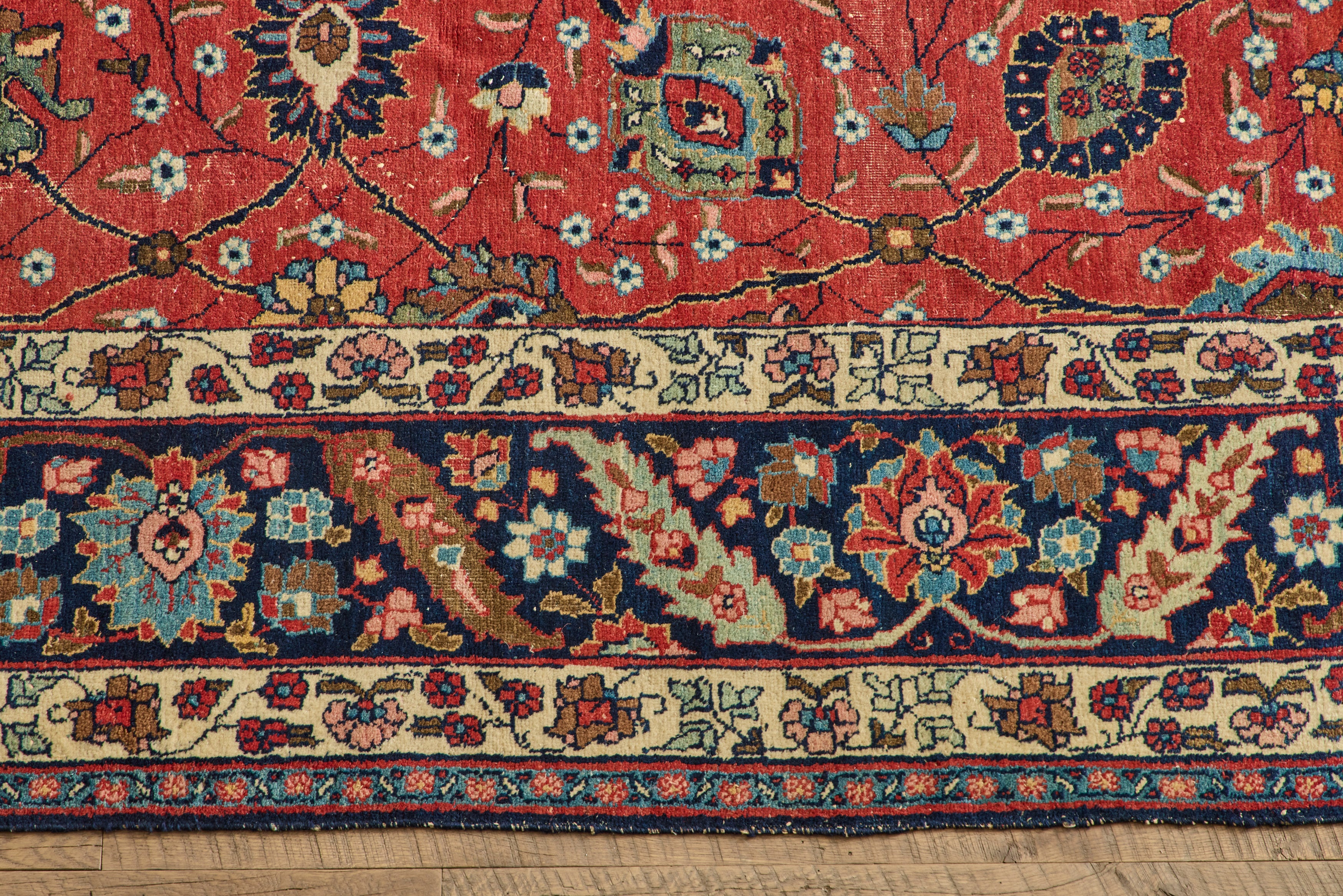 Persian Tabriz Rug 9'3 x 12'6