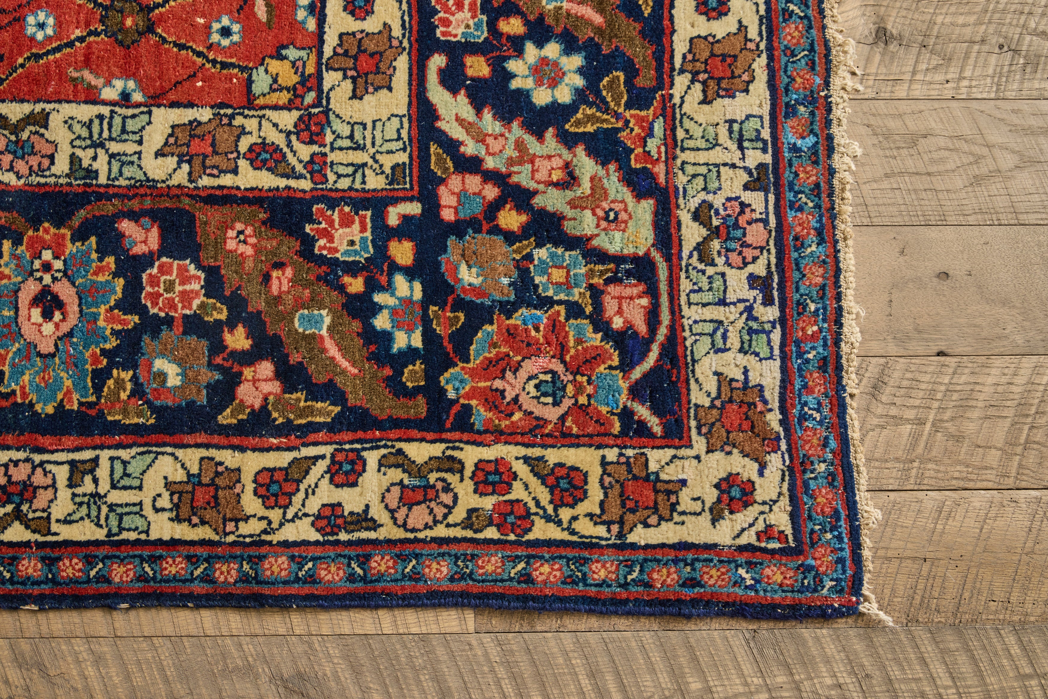Persian Tabriz Rug 9'3 x 12'6