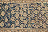 Blue & Beige Caucasian Rug 5'1 x 8'10