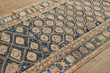Blue & Beige Caucasian Rug 5'1 x 8'10