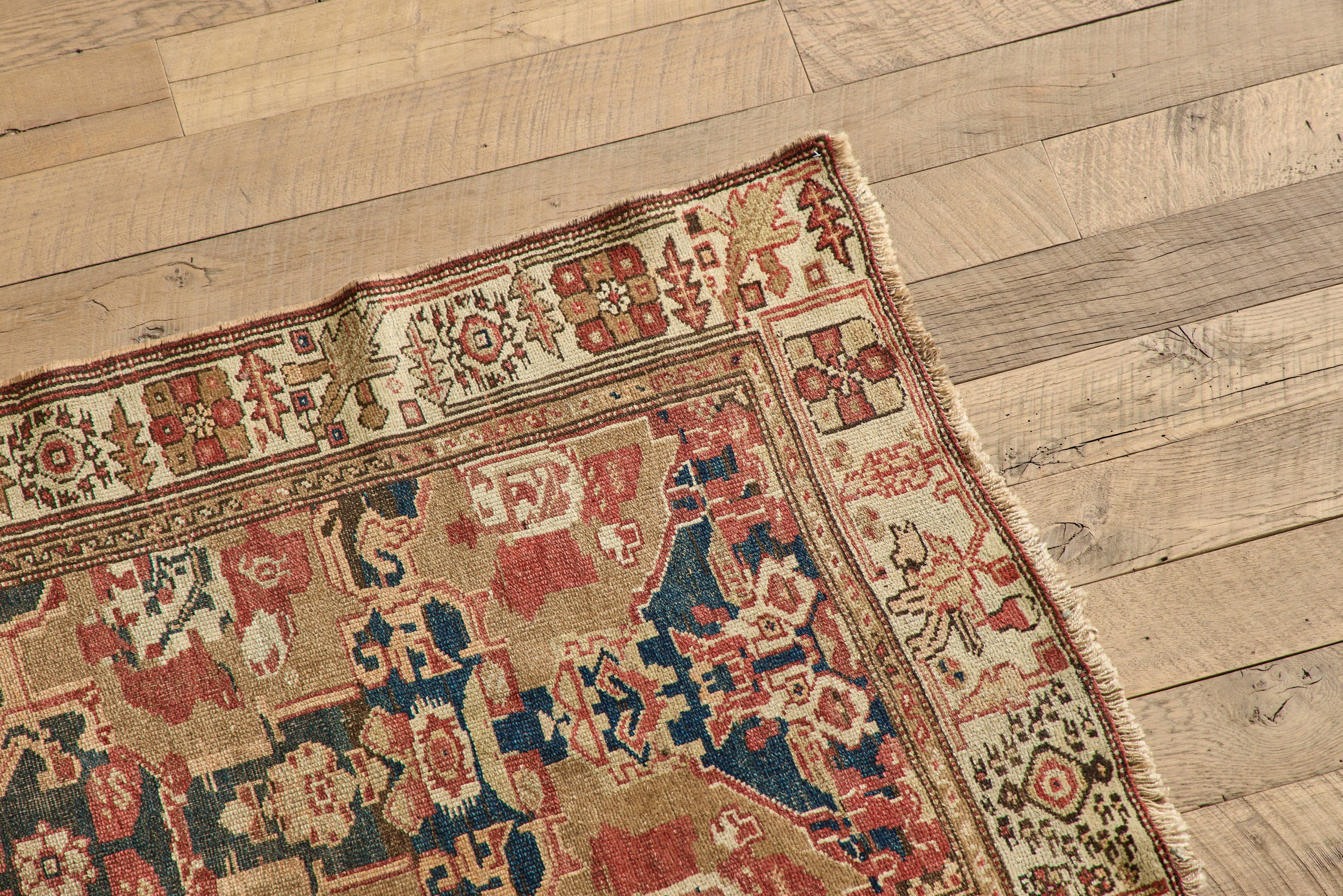 19th Century Tribal Rug 3'5 x 7