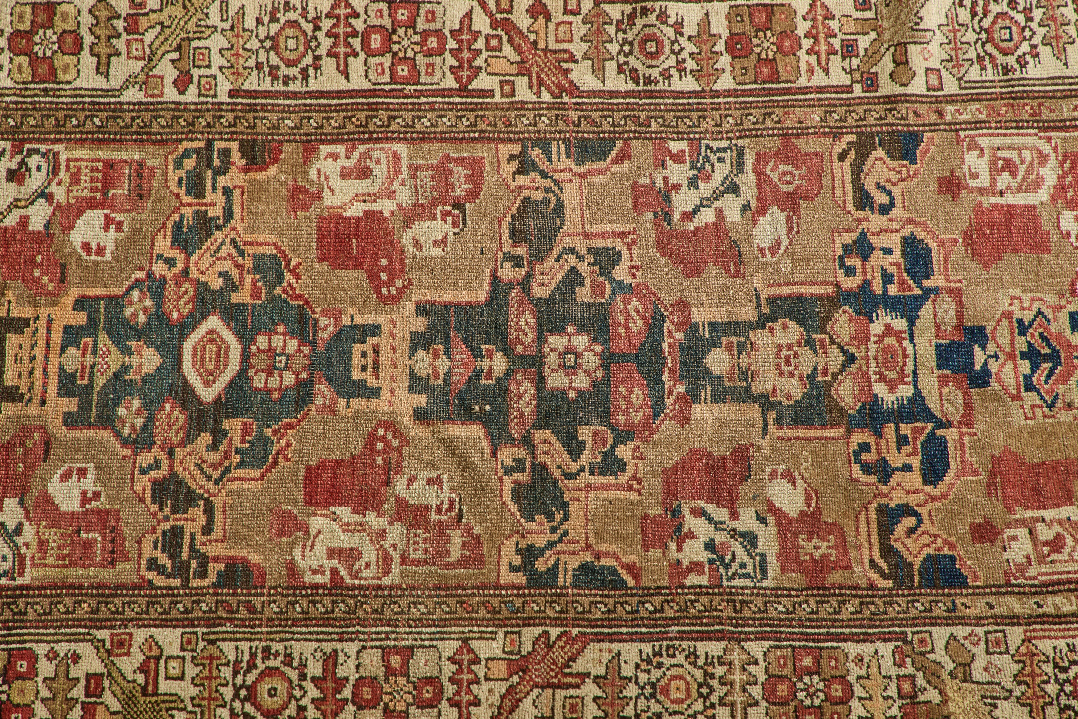19th Century Tribal Rug 3'5 x 7