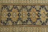 Blue & Gold Scatter Rug 3'7 x 5