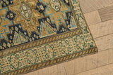 Blue & Gold Scatter Rug 3'7 x 5