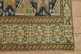 Blue & Gold Scatter Rug 3'7 x 5